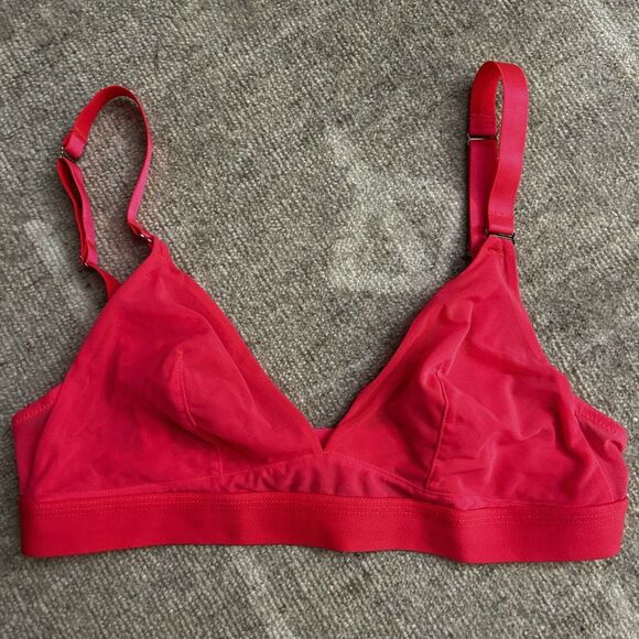 Splendid Other - Splendid Intimates Bra Bralette Size‎ M Hot Pink T-Adjustable Straps